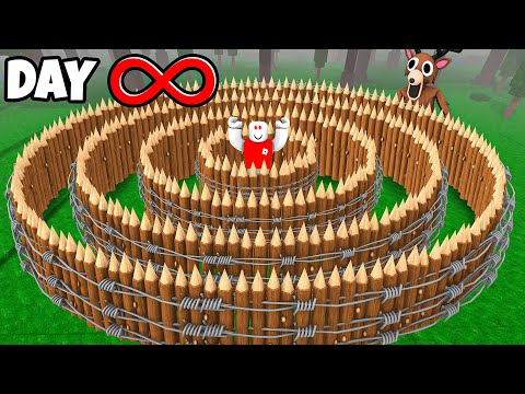 I Built The BIGGEST AFK Base in 99 Nights in the Forest!