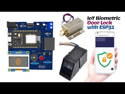 ESP32 based Biometric Door Lock system using Fingerprint R307 Sensor and Blynk IoT