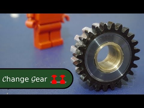Making a Change Gear for a Proxxon Lathe from Spare Parts