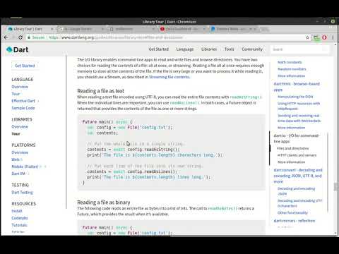 Flutter 17 -  File IO
