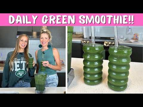 EAT MOVE REST SHARE THEIR SECRET GREEN SMOOTHIE THAT HAS KEPT THEM THRIVING FOR TEN YEARS!