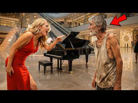 « Joue ce piano et je t’offre un dîner » — ricane la MILLIARDAIRE… devant tous, elle tombe à genoux