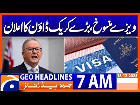 Australia vows to crack down on hate, division, extremism | Headlines GeoNews 7 AM (18 Dec 2025)