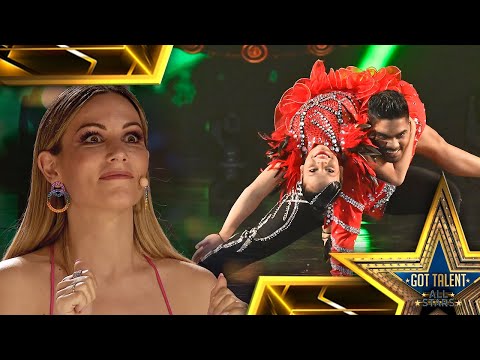 Paula, atónita por la ORIGINALIDAD de estos BAILARINES  | Audiciones 06 | Got Talent: All-Stars 2023