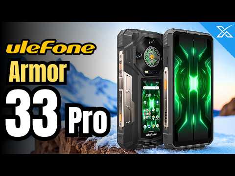 Ulefone Armor 33 Pro | Dual Screen, 25,500mAh Battery & 64MP Night Vision