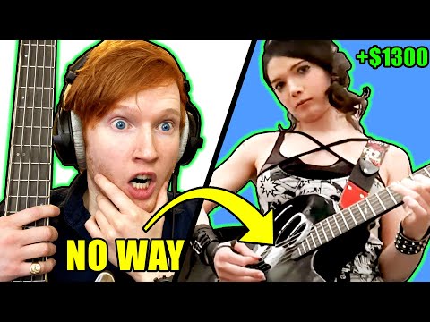 I Gave Her A $1300 BASS Because Of This MINDBLOWING Solo