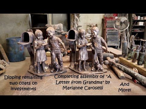 February 6, 2025 - Final coats on investments, completing assembly of "A Letter from Grandma" & more