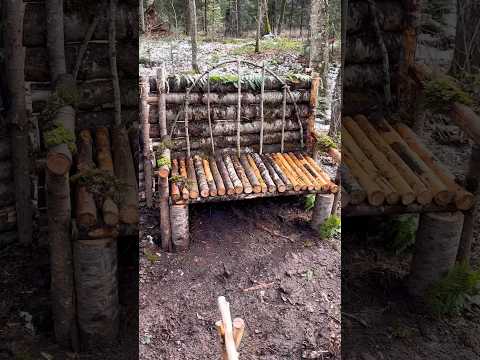 100 Hours Viking Survival Shelter… #bushcraft