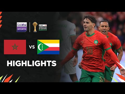 Morocco 2-0 Comoros | AFCON 25 | Extended Match Highlights
