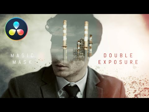 ALL THE PROS Use This EPIC EFFECT! DaVinci Resolve 20 Double Exposure Magic Mask Tutorial