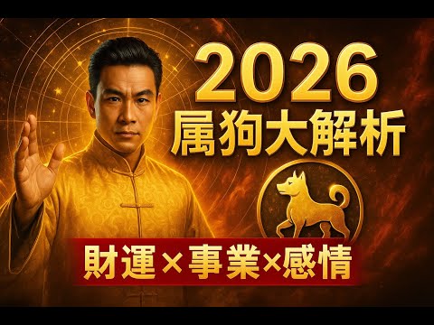 2026屬狗人注意！大翻轉年來了：3大好運爆發、2大危機要小心！