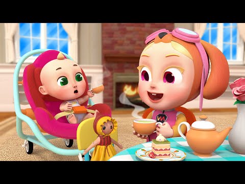 Baby's First Time at the Playground | Finger Family Song | Learn Safety Tips | Rosoo Nursery Rhymes