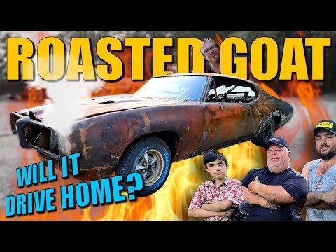 Will This BURNED 1968 GTO Drive Over 200 Miles Home?! The ROASTED GOAT