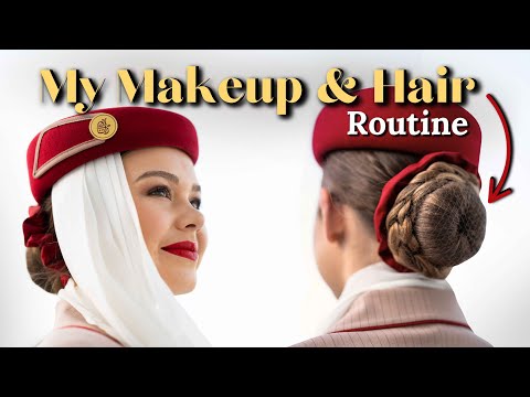Get Ready with Me as EMIRATES Cabin Crew 💄✈️