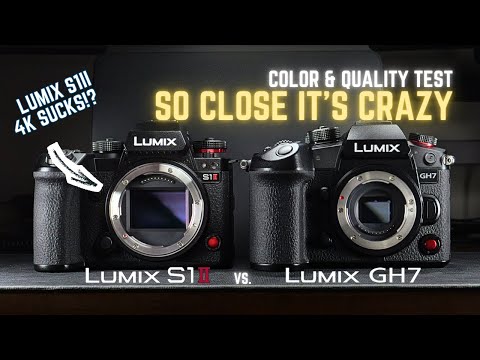 Lumix S1II vs GH7 — Color So Close it's crazy! But… Weird 4K Aliasing on the S1II?!