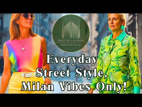 🌻Milan Street Style in August 2025 🇮🇹: Italian Summer Fashion Trends