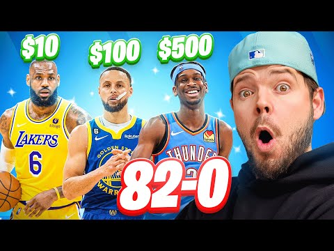 I Have $1000 To Go 82-0 In NBA 2K26!