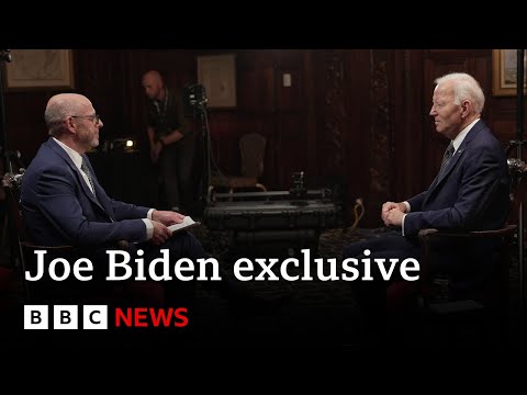 Joe Biden: Former US president gives first interview since leaving the White House | BBC News