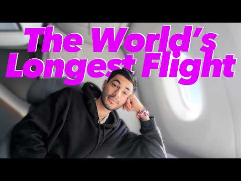 18hr 40min: Surviving (or thriving?) on the world's longest flight!