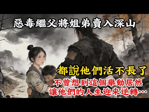 「精選故事集」恶毒继父將姐弟賣入深山，所有人都以為姐弟以后多半活不长了，谁曾想，他们的人生竟迎来了逆转…#故事 #故事頻道 #故事分享 #故事汇 #民间故事 #善有善报 #善恶有报
