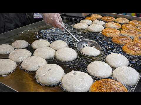 하루 1000개?! 호떡으로 대박난 줄서서 먹는 호떡 맛집 모음 / Sold Out 1,000 Daily! Famous Korean Sweet Pancake Compilation