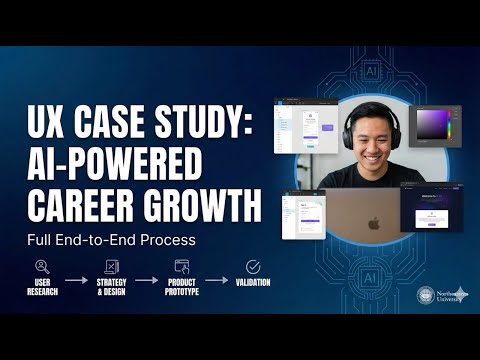 🎥 Career Growth Platform – Full UX Case Study | Research → Design → AI → Usability Testing