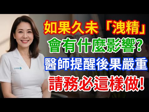 男人如果高潮了卻沒有「洩精」，會有什麼影響？醫師提醒：請務必這樣做，否則後果很嚴重！