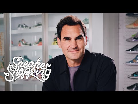 Roger Federer Goes Sneaker Shopping With Complex