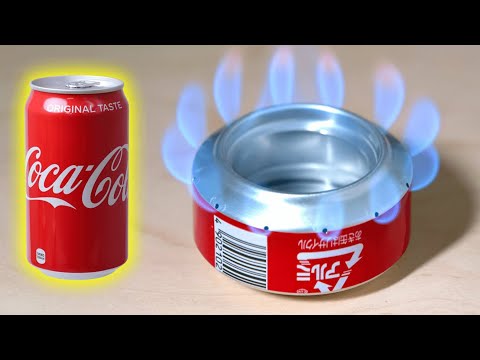Make Your Own Simple ALCOHOL STOVE in Minutes!