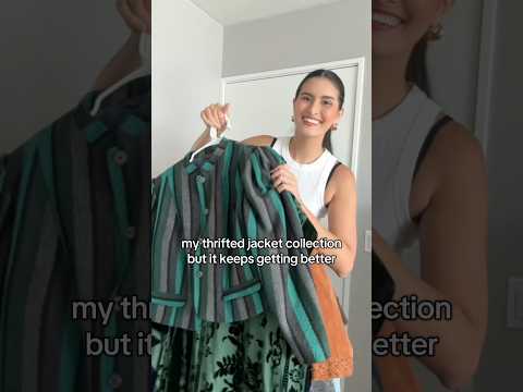 My Thrifted Jacket Collection π§₯