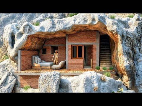 Man built his own survival shelter in the deep forest | From beginning to end @norusarubushcraft