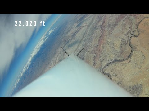 Rocket Flight to 22,000 ft. in Green River, Utah