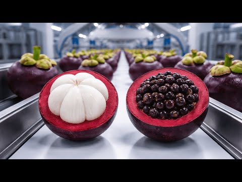 Inside the Mangosteen Factory 🍇 | From Fruit to Serum