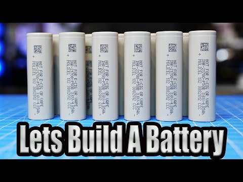 Custom 21700 Li-Ion 6S2P Battery Build On Kweld- My First Custom FPV Battery!