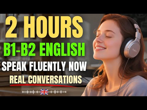 ⭐2 Hours of B1–B2 Everyday English | Real Conversations for Speaking Fluently