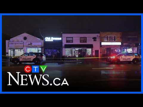 Security video shows gunman opening fire on Jewish-owned restaurant in Toronto