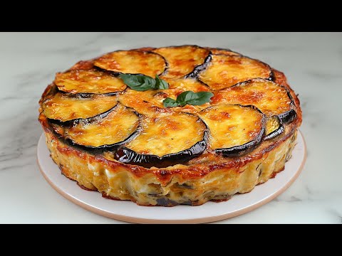 The eggplant that drives everyone crazy! Eggplant casserole. Recipe with baked eggplants.
