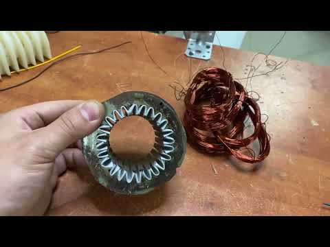 ⛔️Перемотка статора двигателя 220 перемотка электродвигателя⛔️