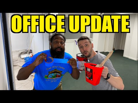 Renovating a Warehouse Office is NOT EASY (My New Computer Repair Shop)