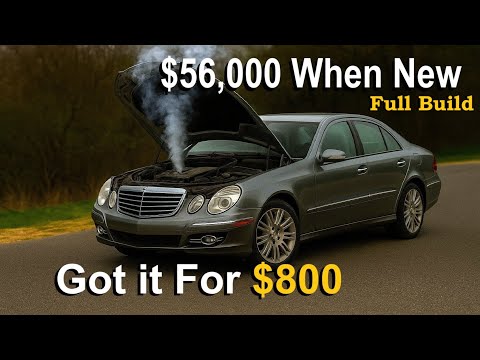 I Bought a $56000 Mercedes for $800 Rebuilt the Engine and Drove it |Big Transformation|