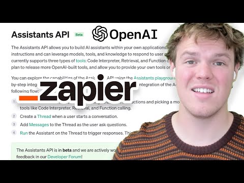 Assistant API No-Code Integration: OpenAI Meets Zapier For Smart Automations - Complete Guide
