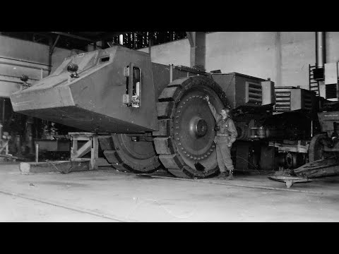 German Mine Clearing Monsters For Breaking Through The Eastern Front. Krupp Raumer And BsKfz 617