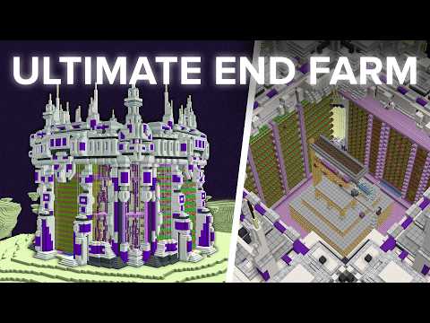We Built The Ultimate END Farm in Minecraft