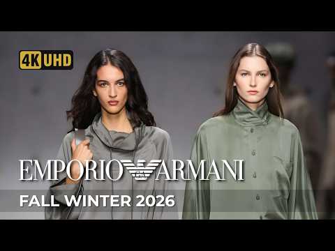 Emporio Armani Fall/Winter 2026/27 Fashion Show | Milan Fashion Week