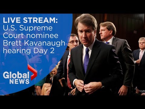 Trump's Supreme Court nominee, Brett Kavanaugh's confirmation hearing - day 2