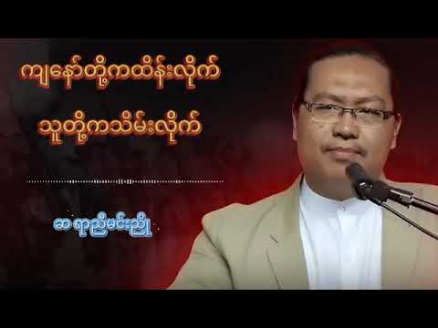 ကျနော်တို့ကထိန်းလိုက် သူတို့ကသိမ်းလိုက် #ဆရာညီမင်းညို #စာပေ #စာပေဟောပြောပွဲ 