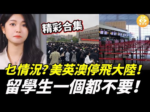 【精彩合集】發生咩事？ 一覺醒來天塌了！美英澳停飛中國；留學生畢業回國，祖國冷冷扔下一句話：海歸，1個都不要！