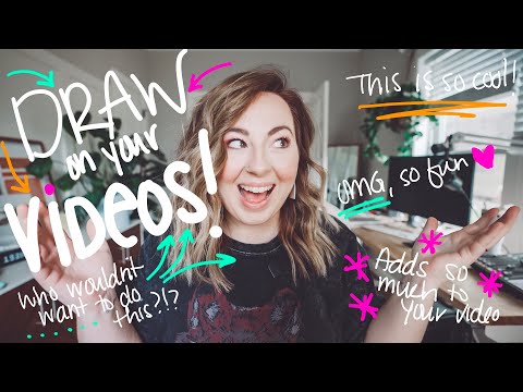 How I Write & Doodle on Top of my Videos | EASY iPad Tutorial