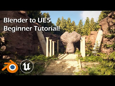 Learn Unreal Engine 5 for Blender Users - UE5 Beginner Tutorial