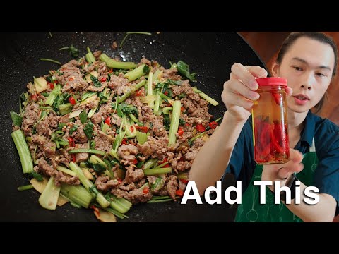 Hunan stir-fry beef -- spicy and addictive!